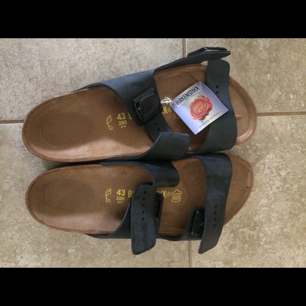 Men’s Birkenstock’s Size 10 Arizona New In Box